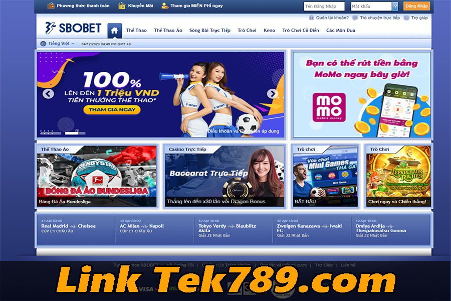 Link vào Tek789.com Sbobet không bị chặn