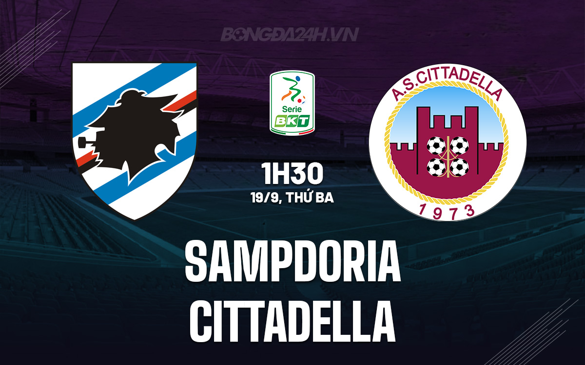 Sampdoria đấu với Cittadella